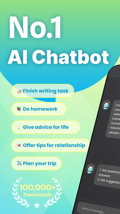 Ask AI chatbot app screenshot