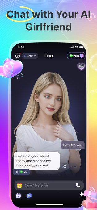 AI Girlfriend MyGirl app screenshot